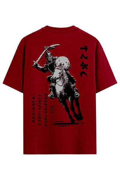 Uniquetex Μπλουζάκι VEK KUMAN WARRIOR Oversize 100% βαμβάκι