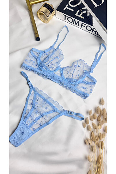 HEROSE Lace Underwire Bra Set