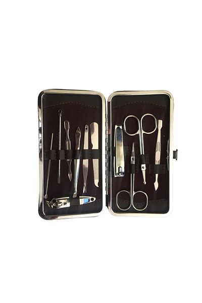 FORYOUTAG Manicure and pedicure kit, 11 pieces, nail clipper, scissors, various tools, YTG-TM1
