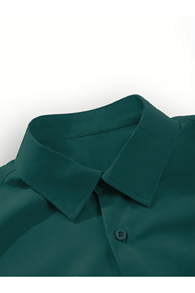 Take Two By Styli Solid Spread Collar Short Sleeve Shirt and Trousers Co-Ords