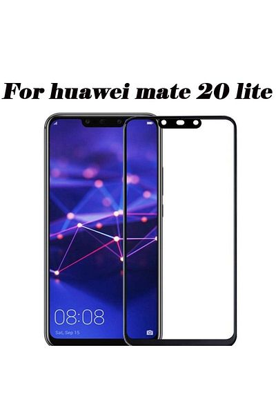 BLACK Folie de sticlă pentru Huawei MATE 20 Lite, 10D FULL GLUE, Negru