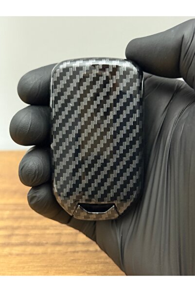 Mavi Keys Husa de protectie pentru chei din fibra de carbon cu 2 butoane compatibila cu Honda Hrv City Crv Smart