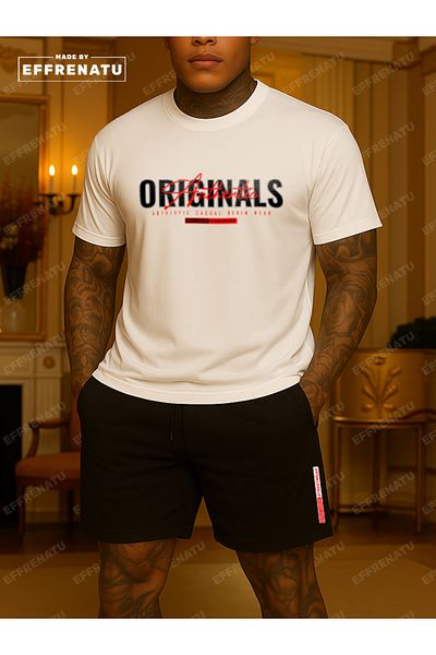 EFFRENATU T-Shirt and Shorts Set with Great Colors and Prints. Available in Plus Sizes