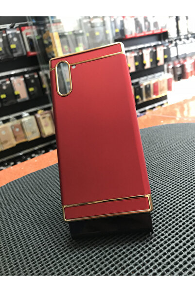 OEM Θήκη Samsung Galaxy Note 10, Elegance Luxury 3in1 Κόκκινη