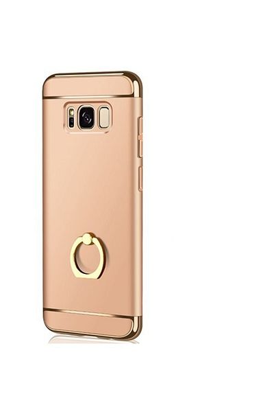 Gold Carcasă Samsung Galaxy S8, Inel Elegance Luxury 3 în 1, Auriu