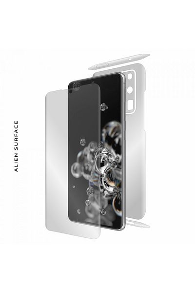 OEM Protector de ecran Alien Surface HD, față, spate, laterale Samsung GALAXY S20 Ultra + cadou Alien Fiber