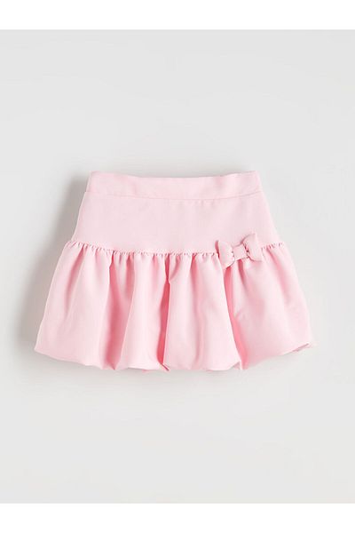 LC Waikiki Pink Flywheel Detailed Girl's Skirt