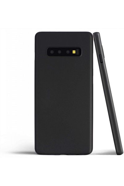 OEM Carcasă Samsung Galaxy S10 Plus, subțire, rezistentă la șocuri, neagră
