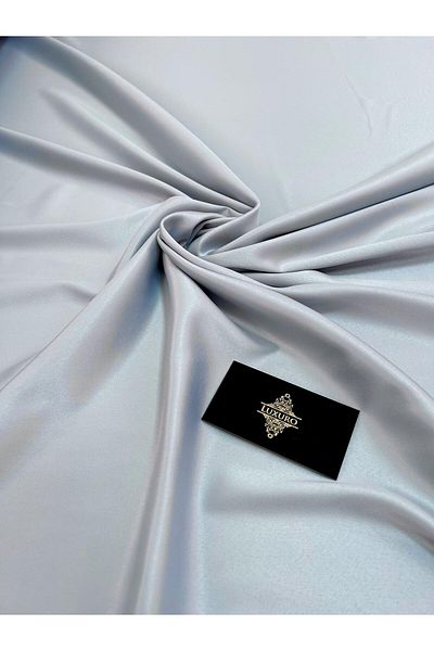 Luxuro Premium Silver Elastic Taffeta