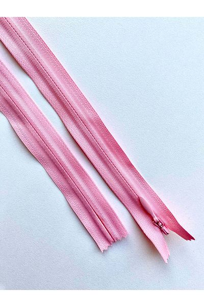 Luxuro Premium Pink Hidden Zipper - 70 cm Length