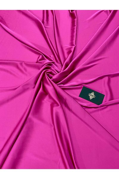 Luxuro Premium Silky Elastic Satin Fuchsia