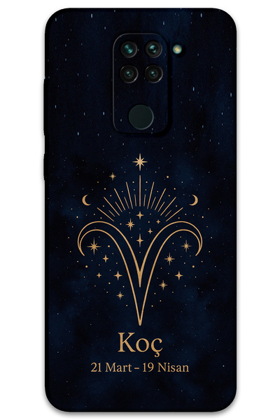 Gramaphone Xiaomi Redmi Note 9 Compatible Aries Patterned Phone Case + Screen...