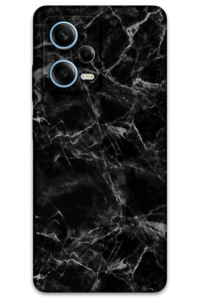 Gramaphone Xiaomi Redmi Note 12 Pro 5G Uyumlu Mermer Desenli Telefon Kılıfı + Ekran Koruyucu - 5815