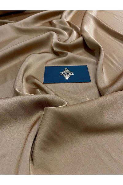 Luxuro Premium Silky Elastic Satin Dark Nude