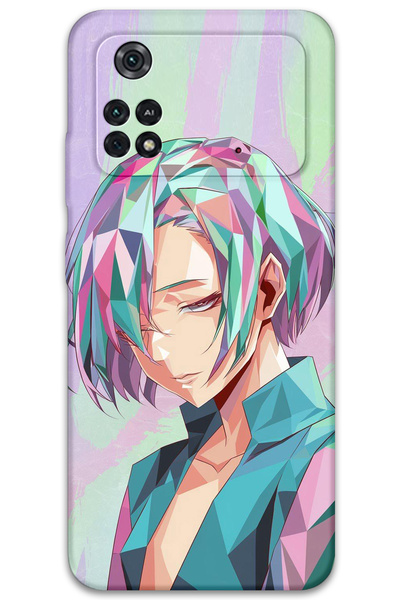 Gramaphone Poco M4 Pro 4g Compatible Anime Pattern Phone Case + Screen Protec...