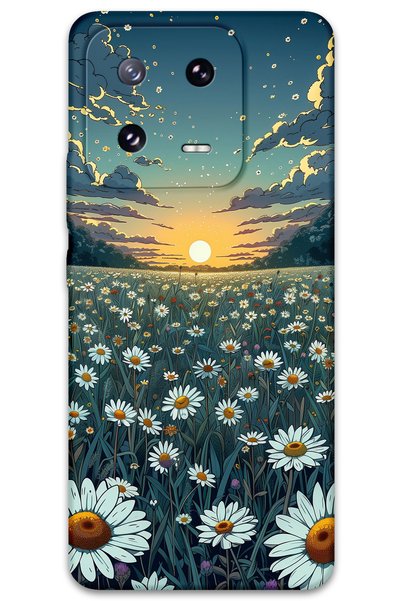 Gramaphone Xiaomi Mi 13 Pro Compatible Flower Pattern Phone Case + Screen Pro...