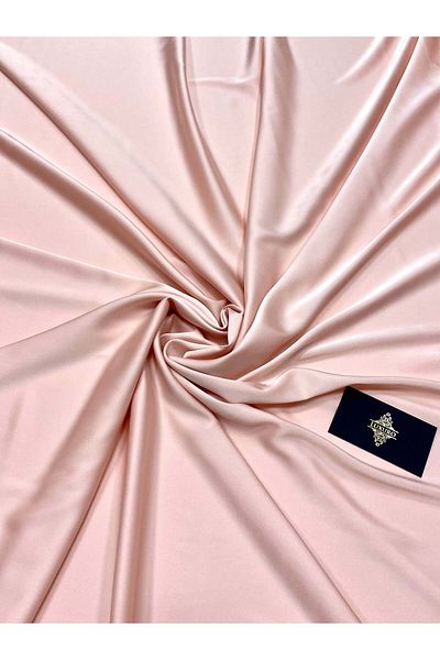 Luxuro Premium Silky Elastic Satin Salmon Pink