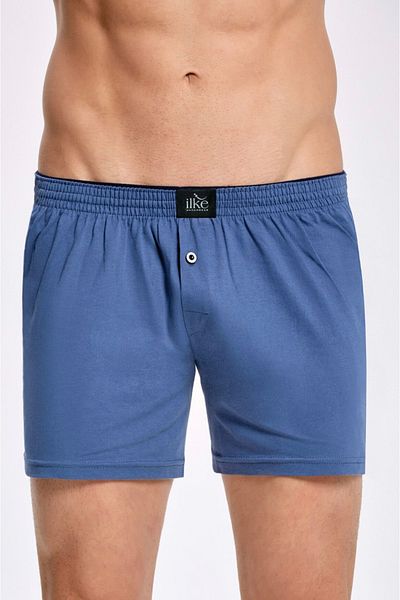 İlke Men's 3 Pack Combed Cotton 100% Cotton Comfortable Fit Boxer