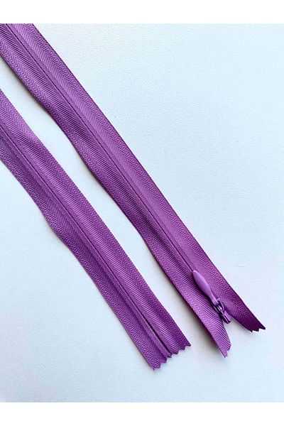 Luxuro Premium Hidden Zipper Dark Lavender - 70 cm Length