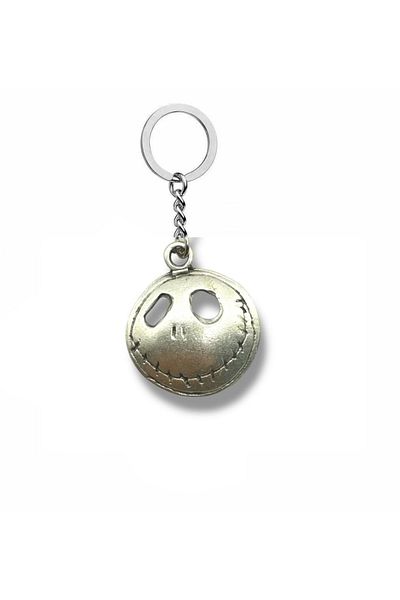 Herşey Nota Halloween Keychain |   Halloween Themed Gothic Metal Accessory
