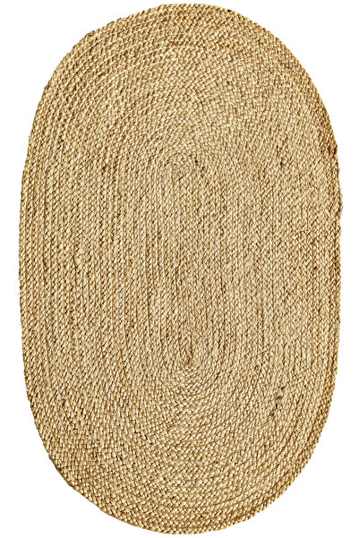 Kalesta Halı Maldiv 01E Natural Jüt %100 El Dokuma Hasır Halı Antre, Hol, Bal...