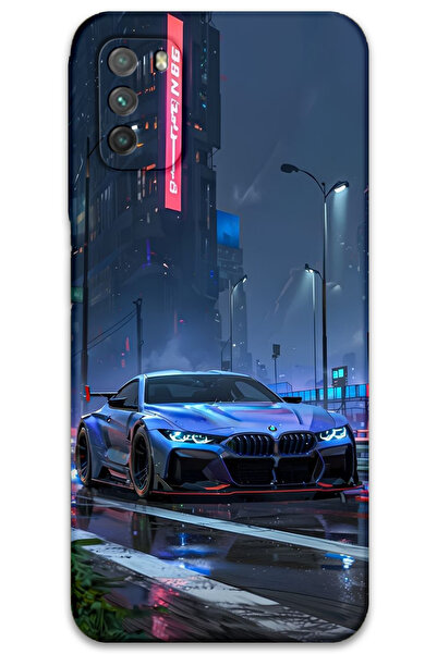 Gramaphone Xiaomi Redmi 9T Uyumlu Araba Desenli Telefon Kılıfı + Ekran Koruyu...