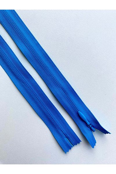 Luxuro Fermoar Ascuns Premium Sky Blue - 70 cm Lungime