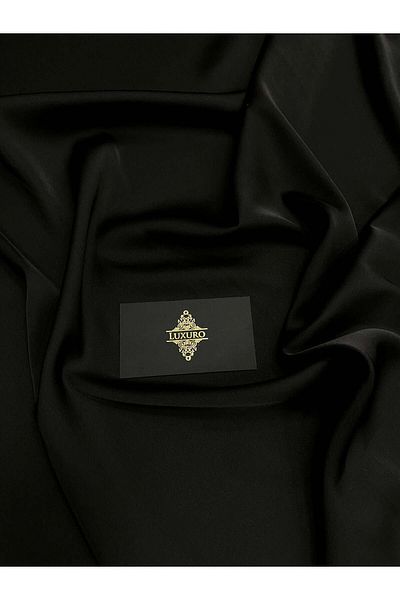 Luxuro Premium Silky Elastic Satin Black