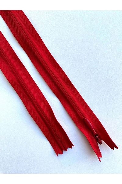 Luxuro Premium Hidden Zipper Dark Red - 70 cm Length