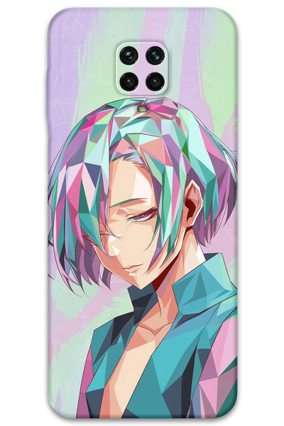 Gramaphone Xiaomi Redmi Note 9s Uyumlu Anime Desenli Telefon Kılıfı + Ekran K...