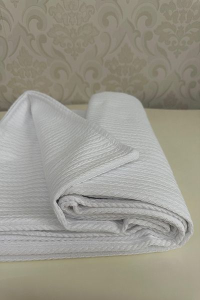 Sofline 100% Cotton Single Summer Knitted Pique, Bedspread, Anti-Sweat Fabric (160X240Cm)
