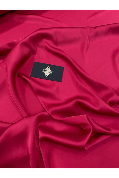 Luxuro Premium Silky Elastic Satin Red