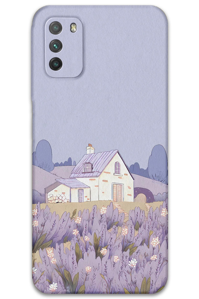 Gramaphone Poco M3 Compatible Flower Pattern Phone Case + Screen Protector - ...
