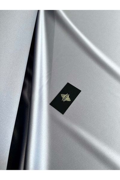 Luxuro Premium Grey Elastic Taffeta