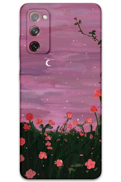 Gramaphone Galaxy S20 Compatible Flower Pattern Phone Case + Screen Protector...