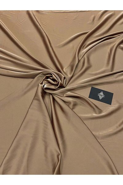 Luxuro Premium Silky Elastic Satin Dark Nude