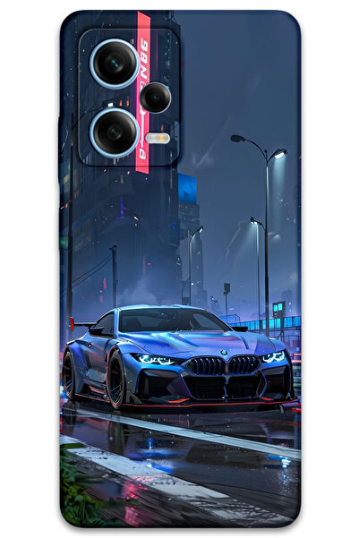 Gramaphone Xiaomi Redmi Note 12 Pro 5G Uyumlu Araba Desenli Telefon Kılıfı + ...