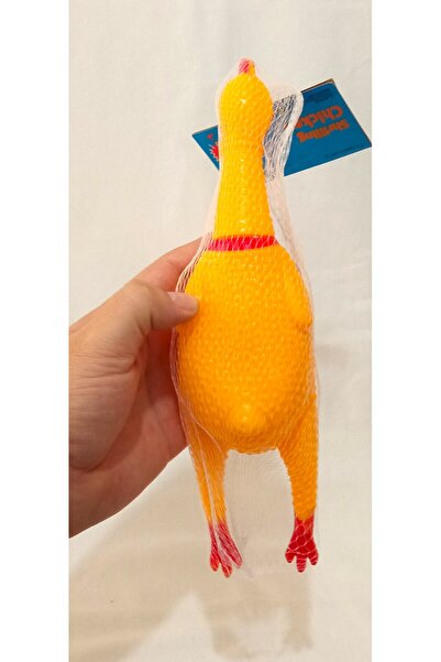 Pufline Öten Horoz Eğlenceli Komik 30 cm