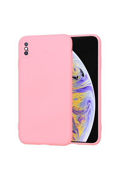Techsuit Case for iPhone XS Max - Techsuit SoftFlex - Chalk Pink