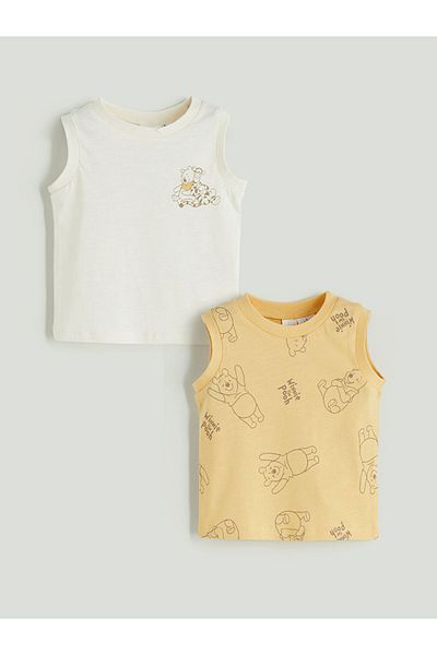 LC Waikiki Lcw Printed Boys' Singlet 2 Pack
