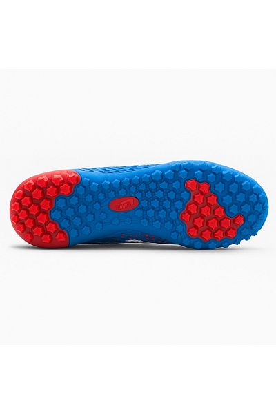 TURBO Solar Boost Turf Soccer Shoes – Blue/Red
