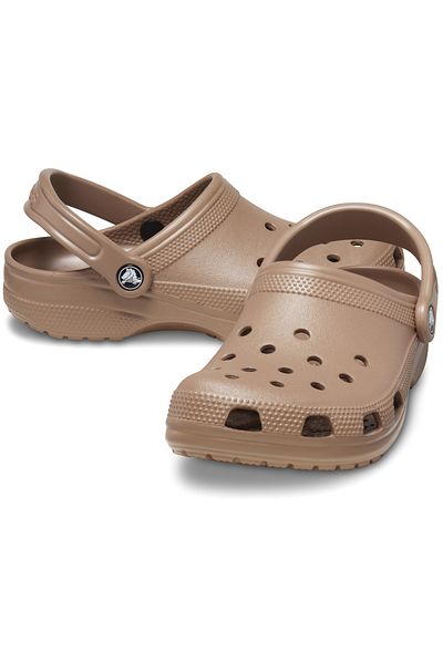Crocs Унисекс лого на марката Удобни кафяви чехли за ежедневна употреба 10001-2Q9