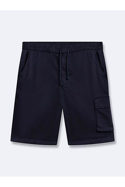 Ltb Basic Midi Regular Navy Blue Shorts