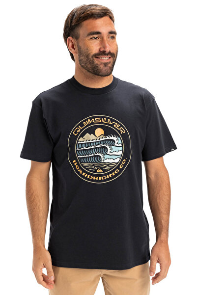 Quiksilver EV THREE SEAS SS Lacivert Erkek Kısa Kol Gömlek