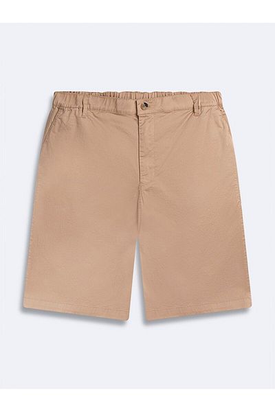 Ltb Basic Midi Regular Beige Shorts