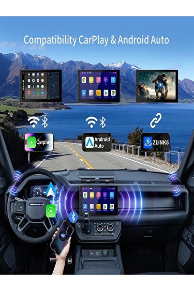 smartgo Fiat Doblo Android uyumlu    GPS Carplay 8+128 GB Kamera + Çerçeve Teyp (2016-2022)