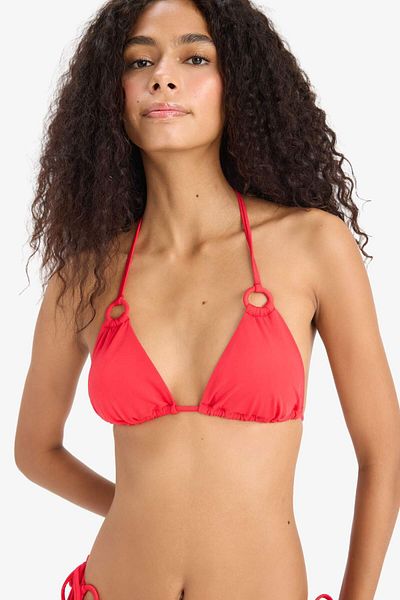 DeFacto Regular Fit Triangle Bikini Top-Fall in Love E0137Ax25Sm