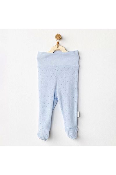 ALFA AKSESUAR 03 Jacquard Booties Baby Pants Blue