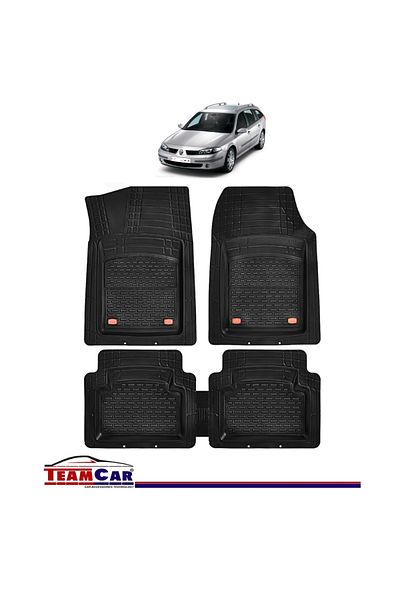 TEAMCAR ® Tray Type Car Mats Compatible with Renault Laguna II (2000–2007) - Estate