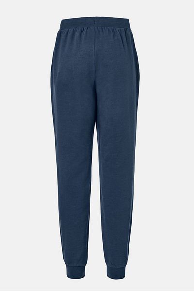 Tchibo Women Drawstring Plain Jogger Pants, Navy